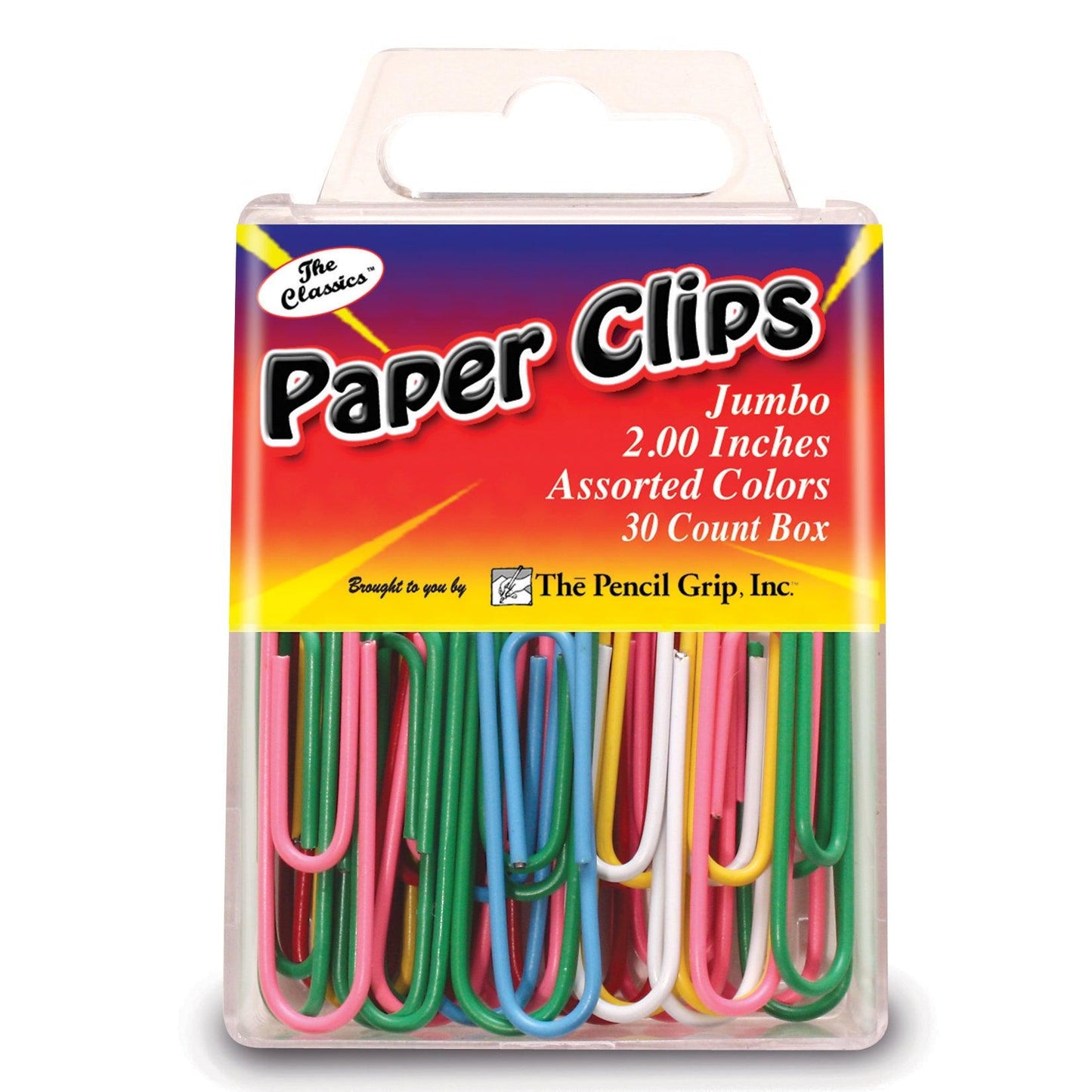 The Classics™ Paper Clips, 2", Assorted Colors, 30 Per Pack, 24 Packs - Loomini