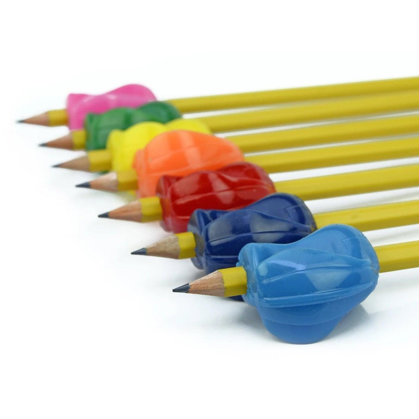 The Crossover Pencil Grip, Assorted Colors, Pack of 12 - Loomini