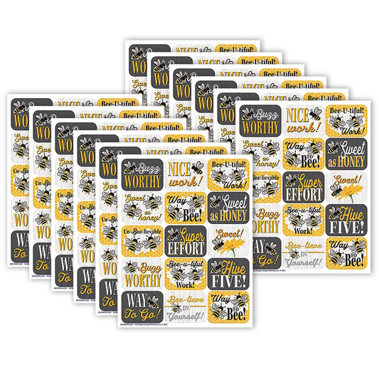 The Hive Success Stickers, 120 Per Pack, 12 Packs - Loomini