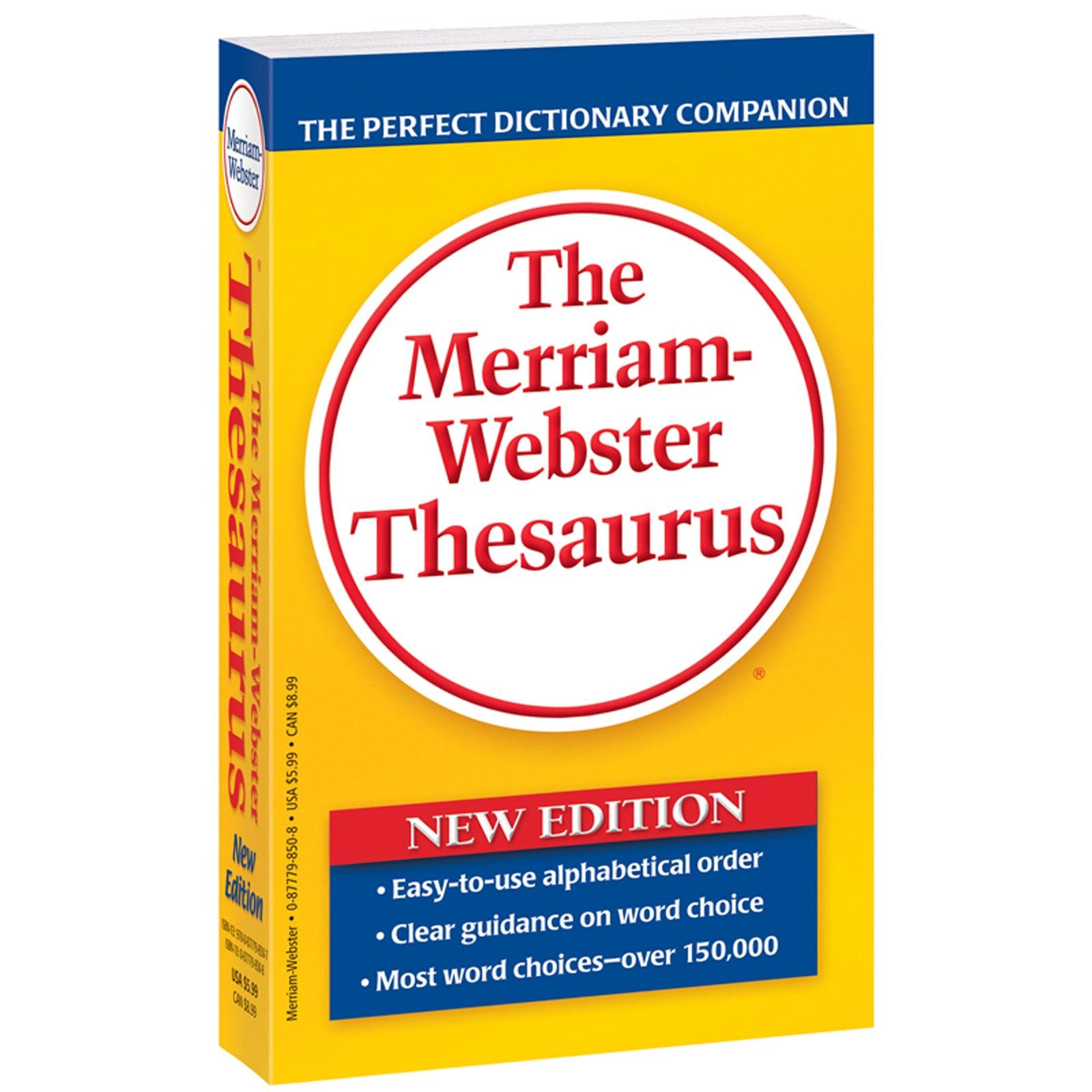 The Merriam-Webster Thesaurus, New Edition, Pack of 3 - Loomini