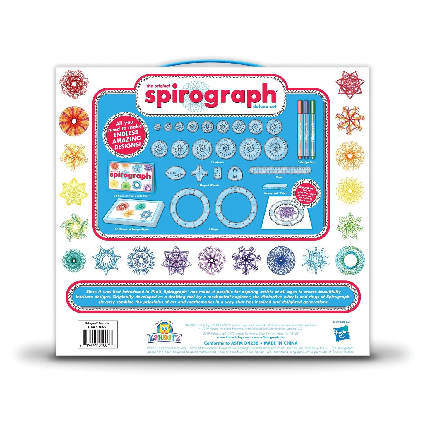 The Original Spirograph® Deluxe Kit - Loomini