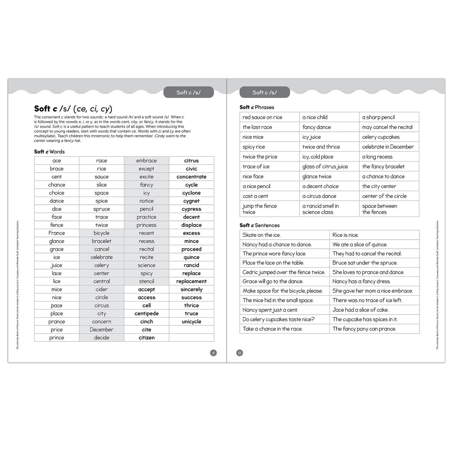 The Ultimate Book of Phonics Word Lists: Grades 1-2 - Loomini