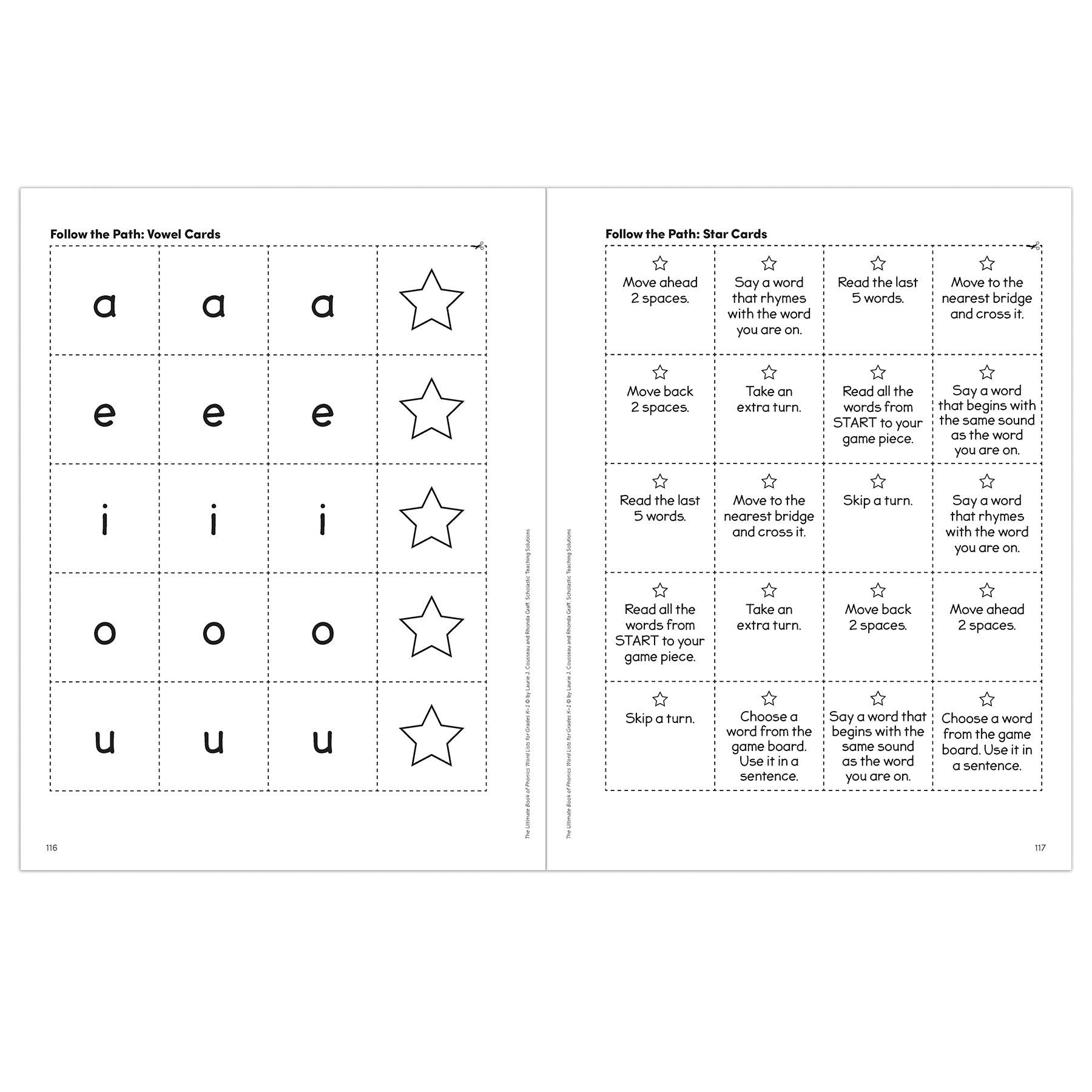 The Ultimate Book of Phonics Word Lists: Grades K-1 - Loomini