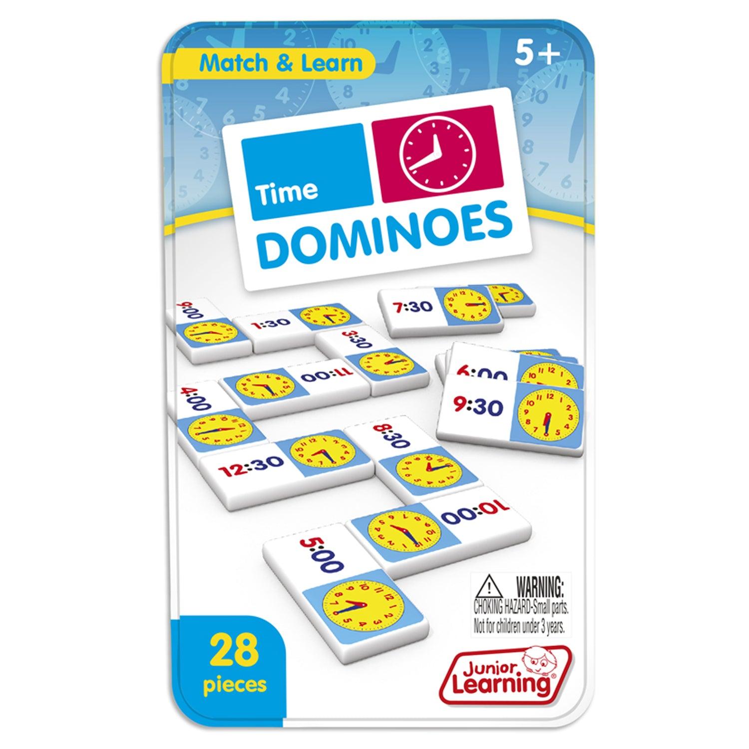 Time Dominoes, 2 Sets - Loomini