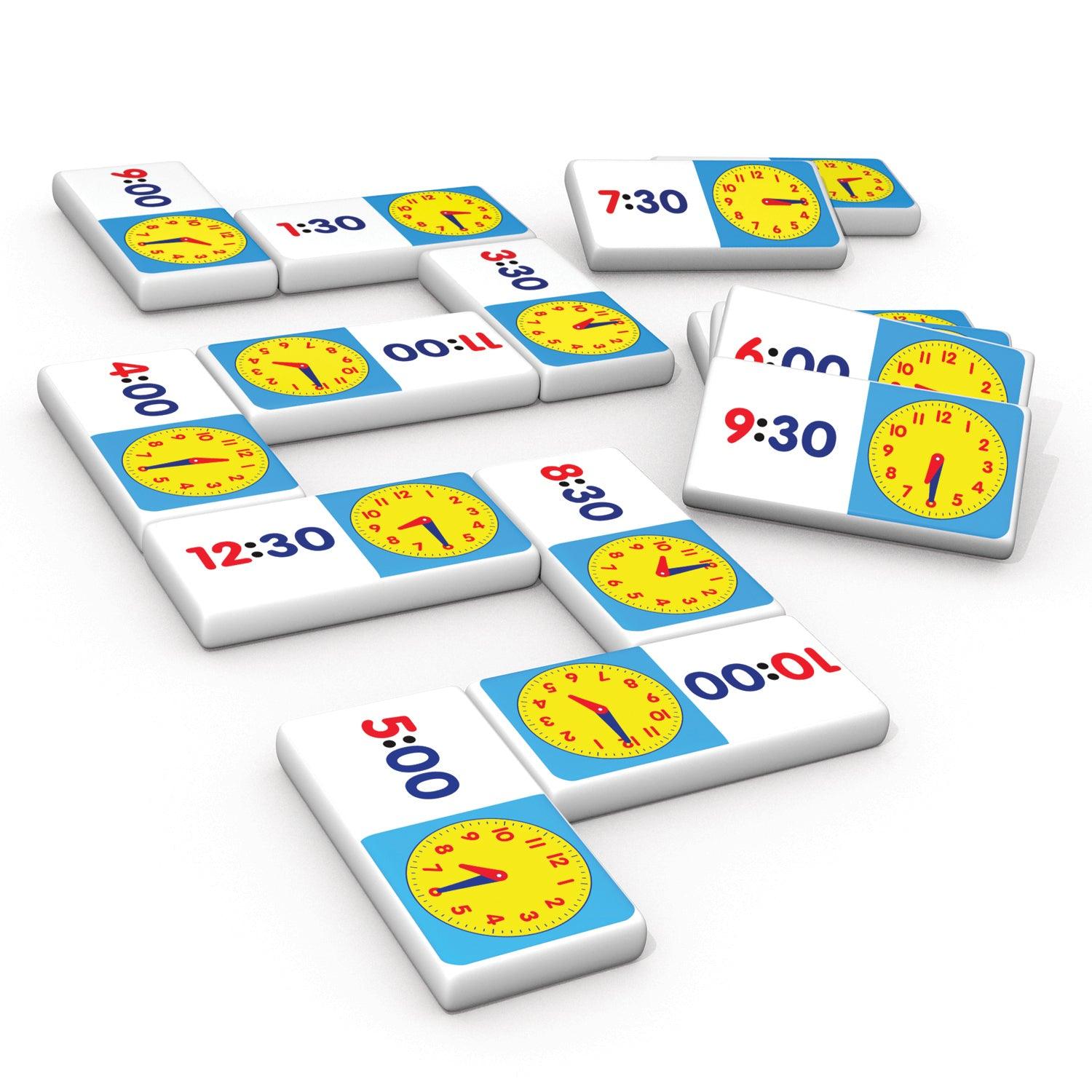 Time Dominoes, 2 Sets - Loomini