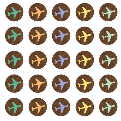 Travel the Map Airplanes Mini Stickers, 378 Per Pack, 12 Packs - Loomini