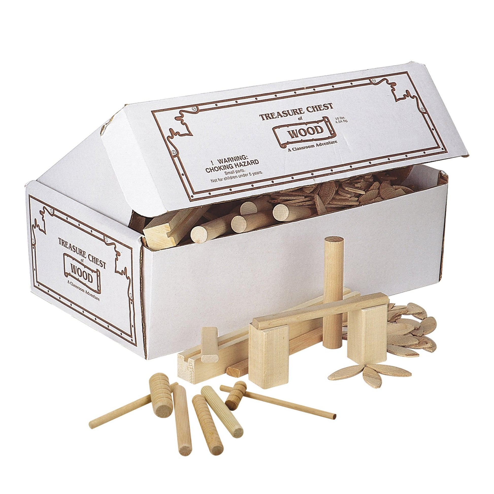 Treasure Chest of Wood, Assorted Shapes & Sizes, 10 lb. - Loomini
