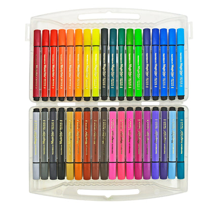 Triangular Markers, 36 Colors - Loomini