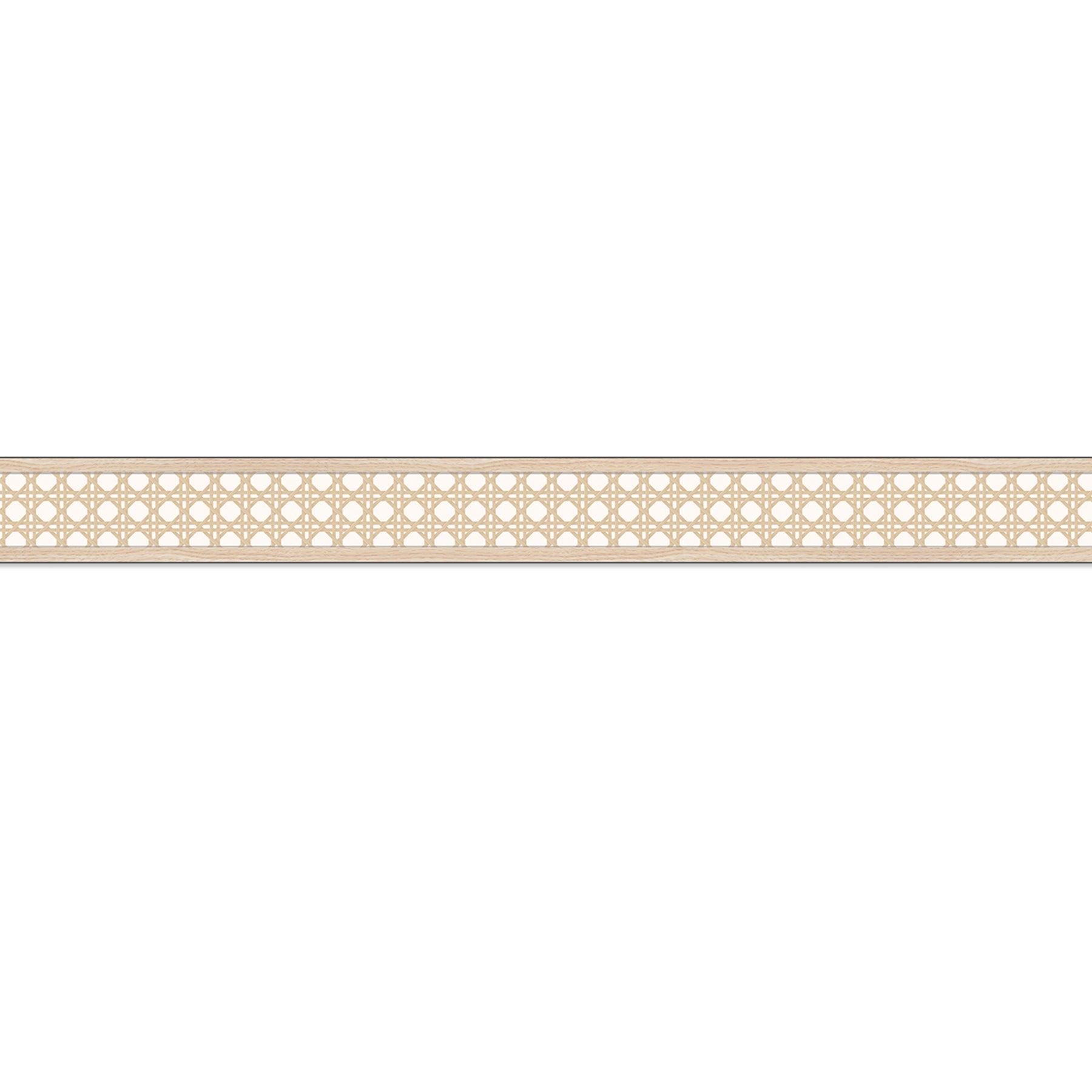 True to You Woven Cane Straight Bulletin Board Borders, 36 Feet Per Pack, 6 Packs - Loomini