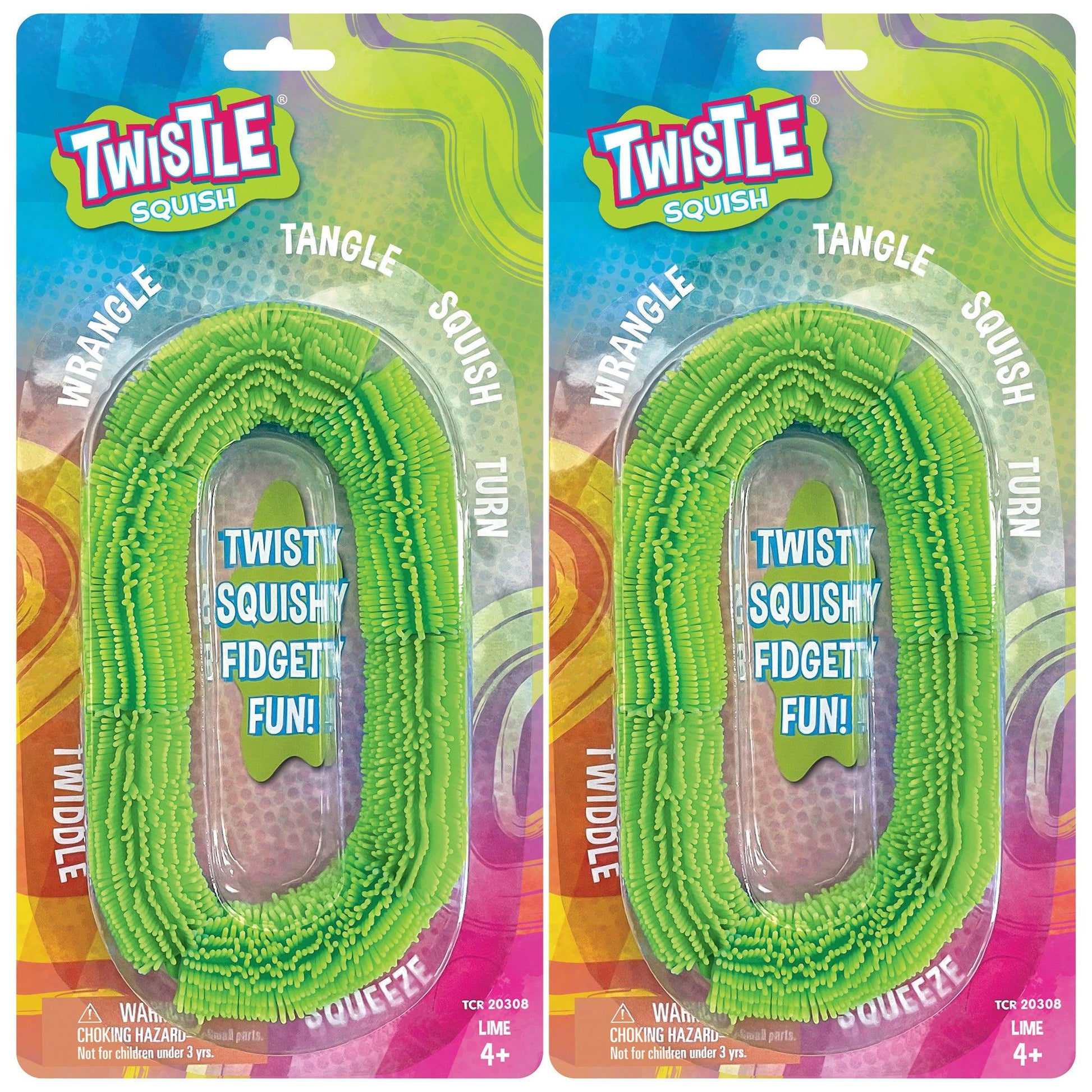 Twistle Squish, Lime, Pack of 2 - Loomini