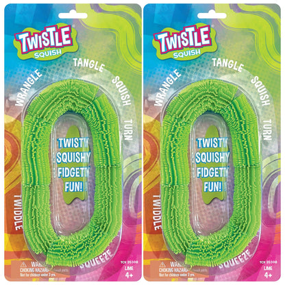 Twistle Squish, Lime, Pack of 2 - Loomini