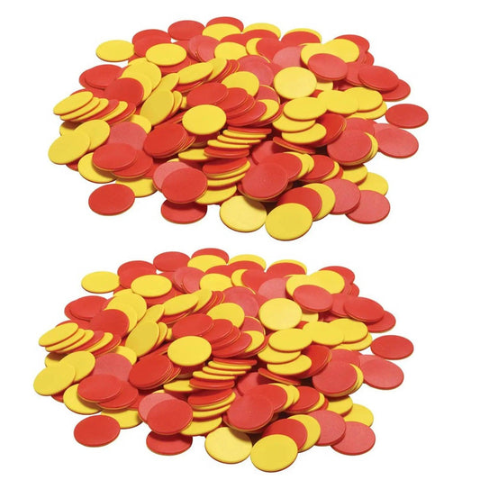 Two Color Counters, 200 Pieces Per Pack, 2 Packs Didax®
