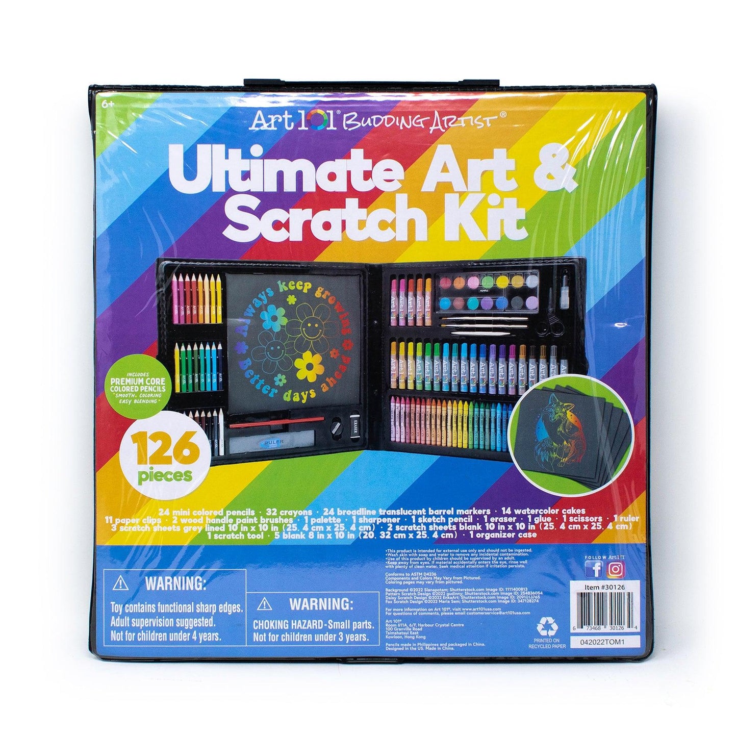 Ultimate Scratch Kit with 126 pieces - Loomini