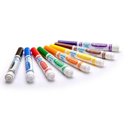 Ultra-Clean Markers, Conical Tip, Classic Colors, 8 Per Box, 6 Boxes - Loomini