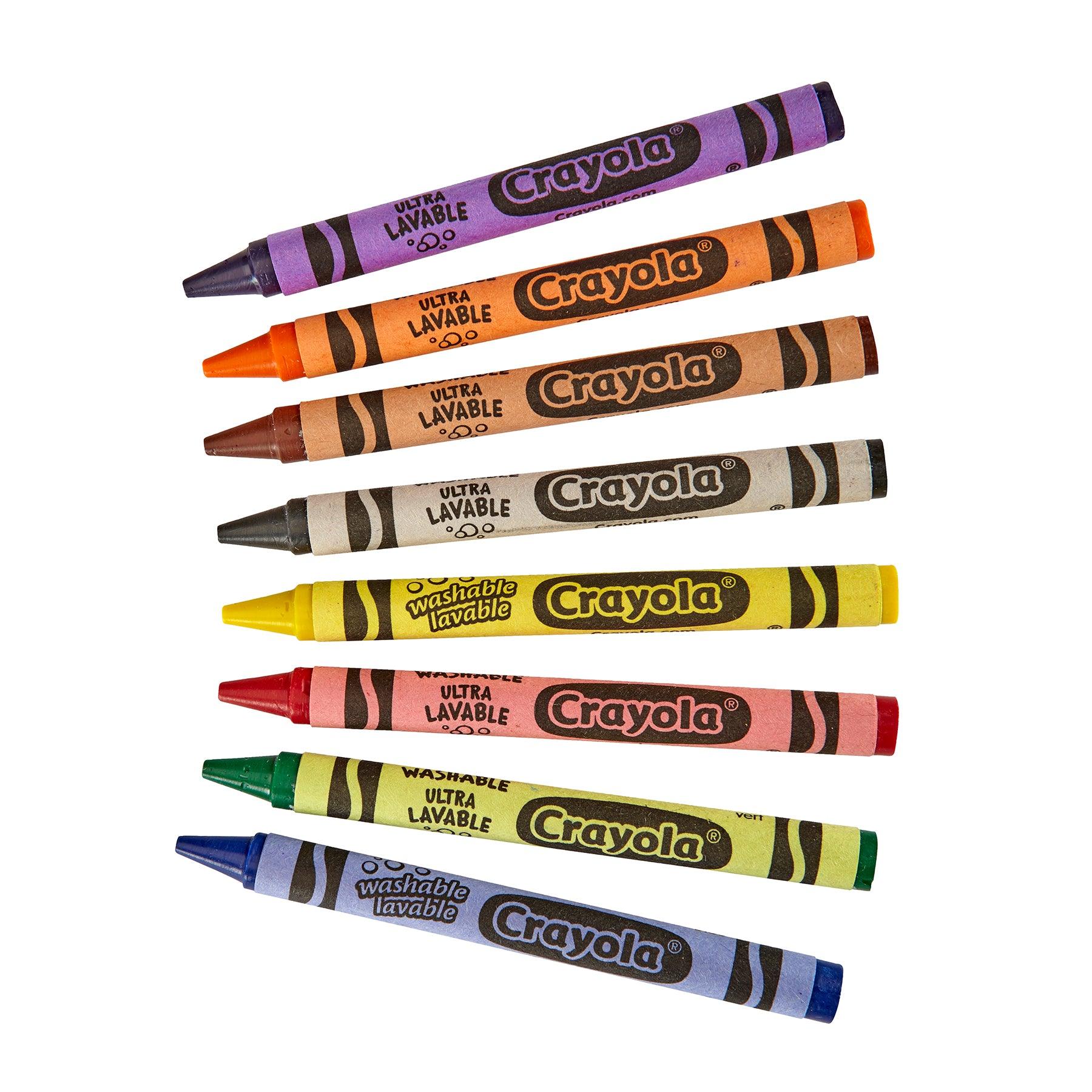 Ultra-Clean Washable Crayons, 24 Per Pack, 6 Packs - Loomini