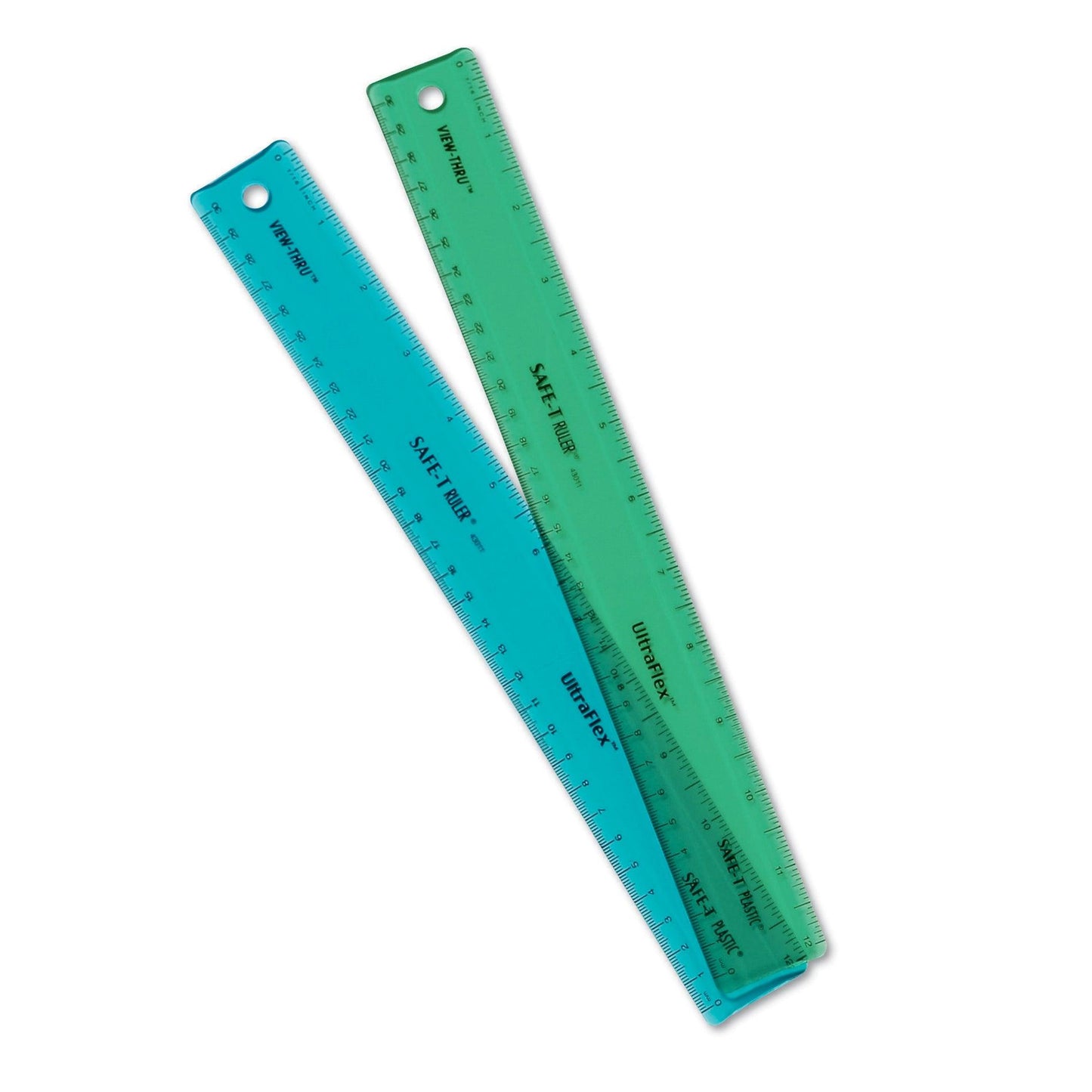 UltraFlex® SAFE-T® Ruler, Pack of 12 - Loomini