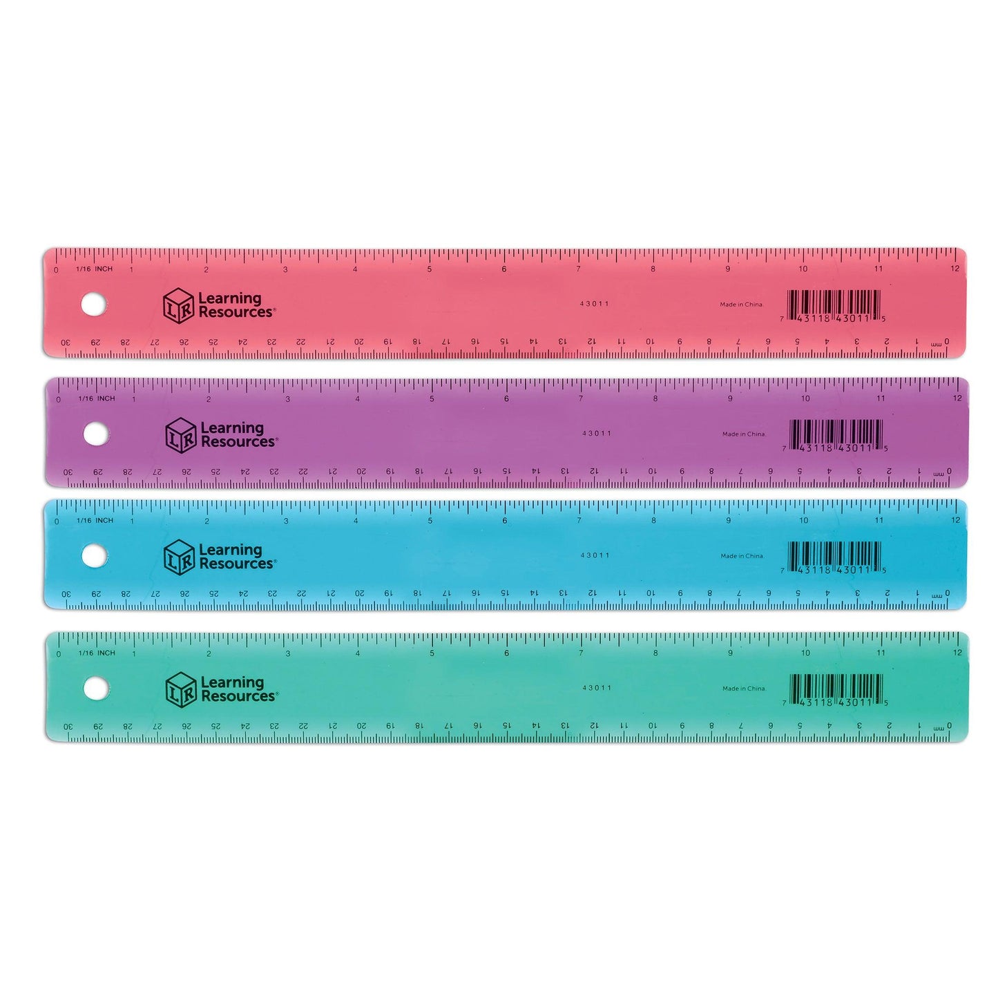 UltraFlex® SAFE-T® Ruler, Pack of 12 - Loomini