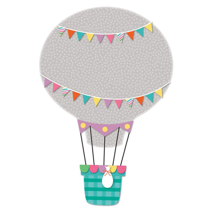 Up and Away Hot Air Balloons Cut-Outs, 36 Per Pack, 3 Packs - Loomini
