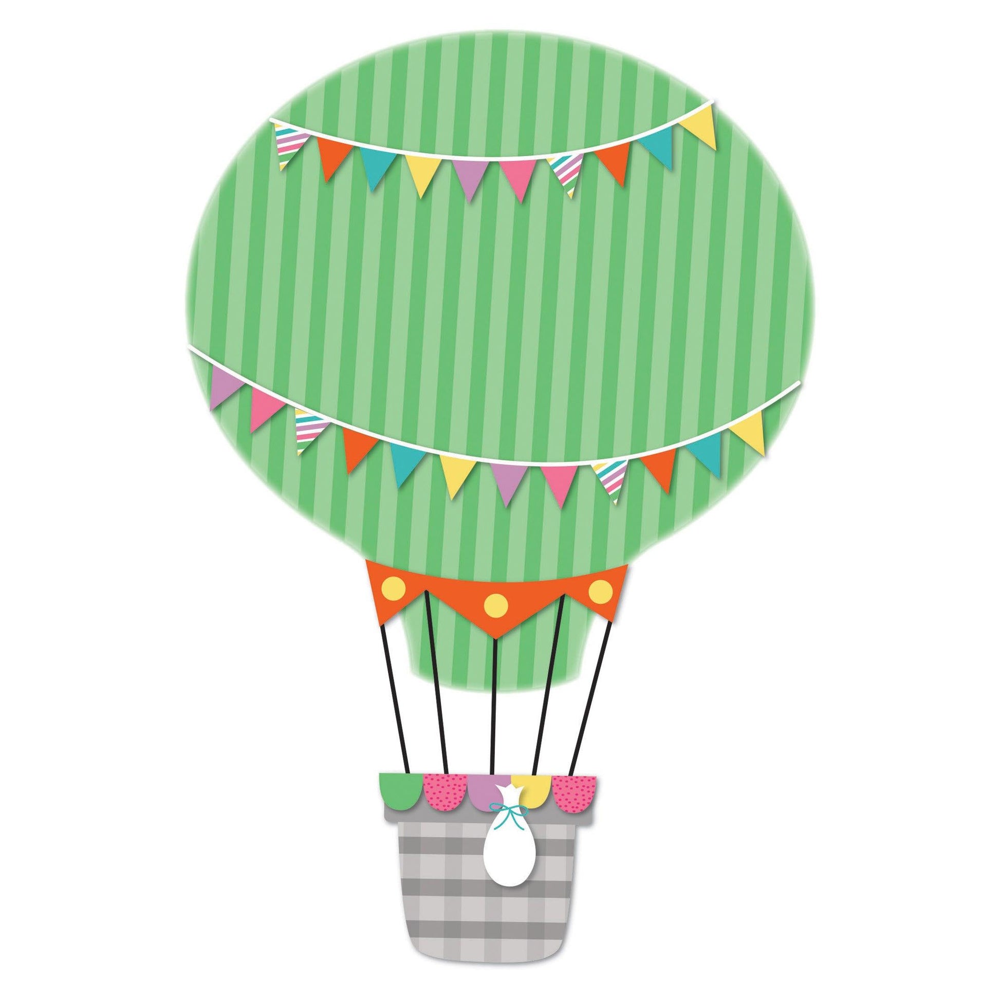 Up and Away Hot Air Balloons Cut-Outs, 36 Per Pack, 3 Packs - Loomini