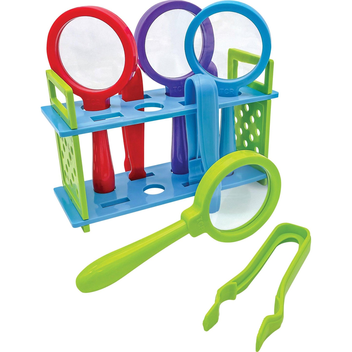 Up-Close Science: Magnifying Glasses & Tweezers Activity Set - Loomini