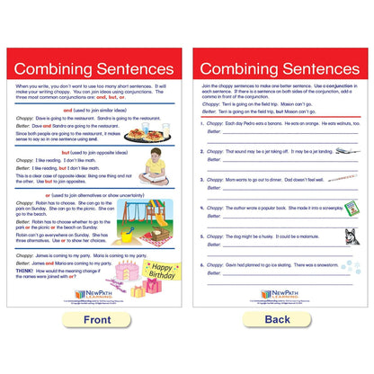 Usage: Sentences & Grammar Rules Bulletin Board Activity Chart Set - Loomini