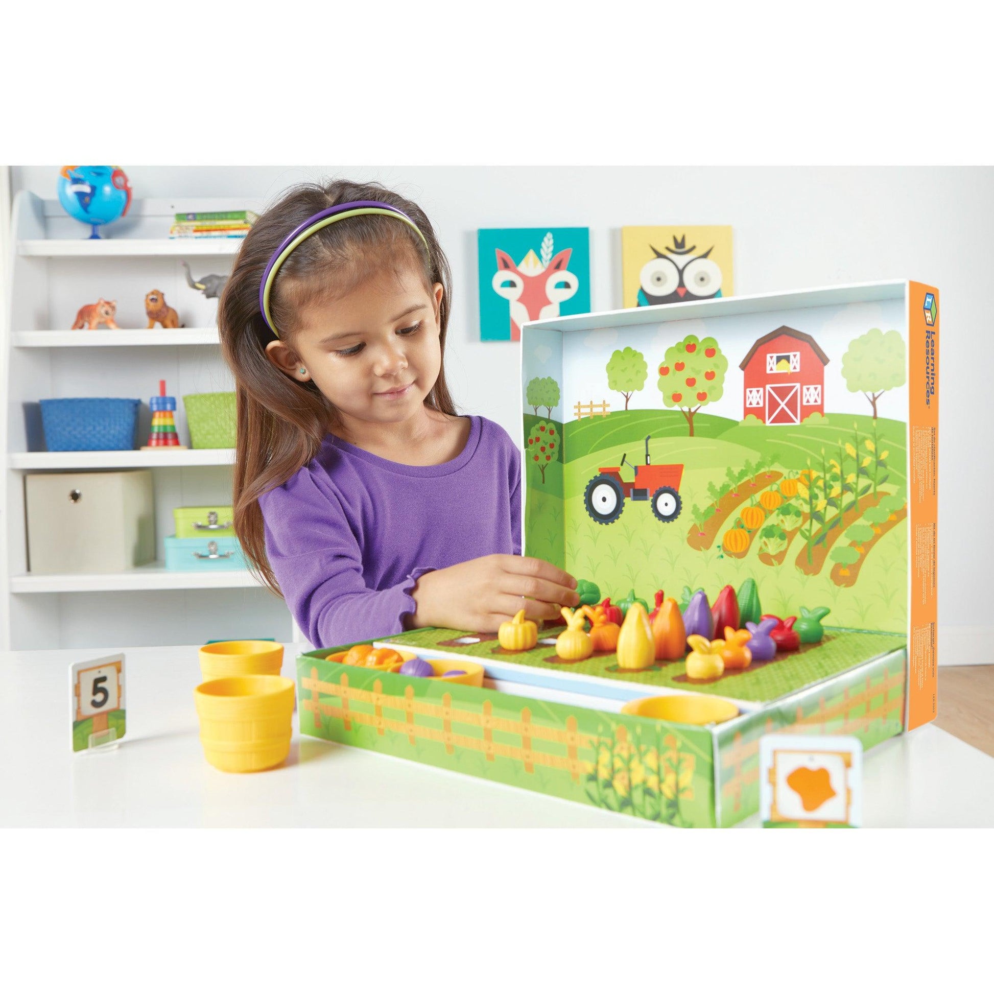 Veggie Farm Sorting Set - Loomini