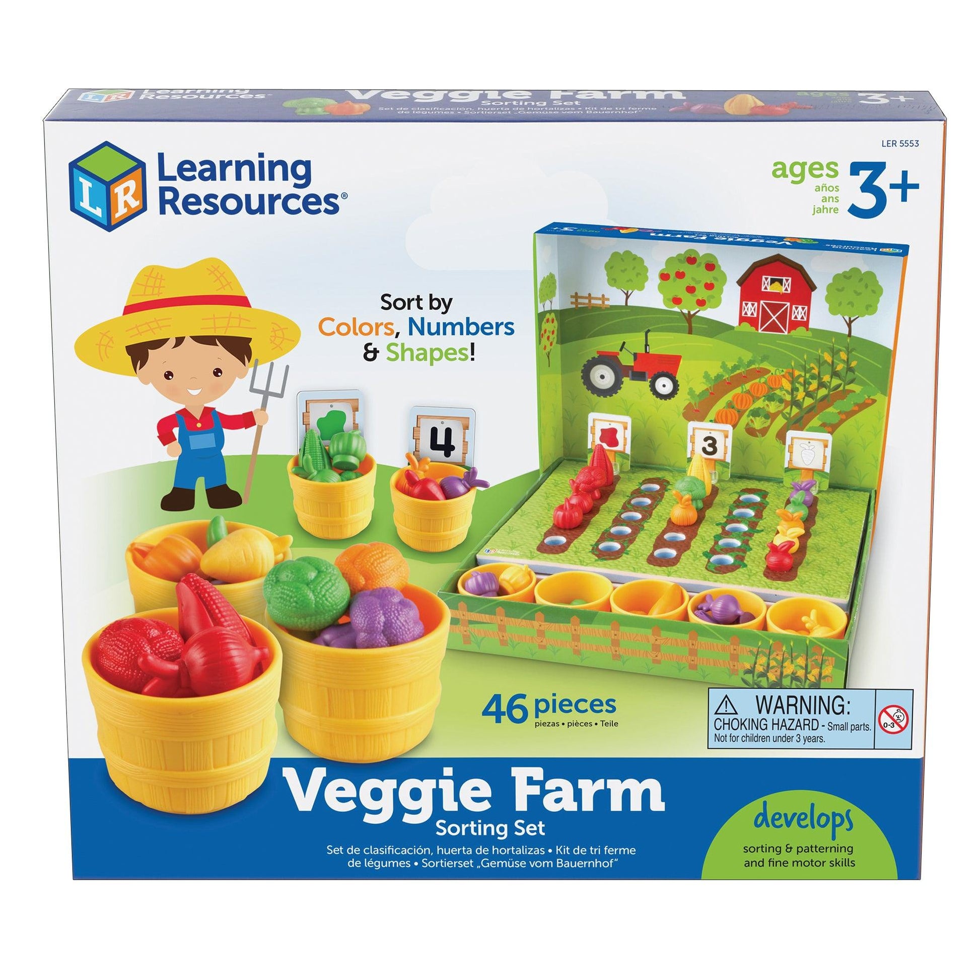 Veggie Farm Sorting Set - Loomini