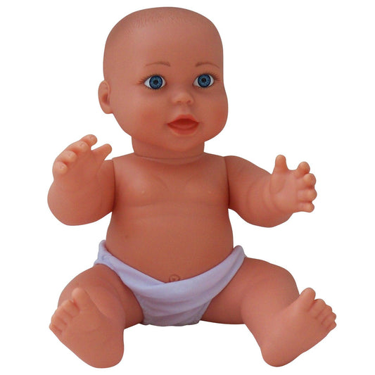 Vinyl Baby Doll, Caucasian 17.5", Gender Neutral - Loomini