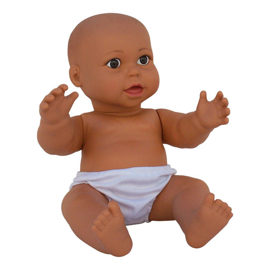Vinyl Baby Doll, Hispanic 17.5", Gender Neutral - Loomini