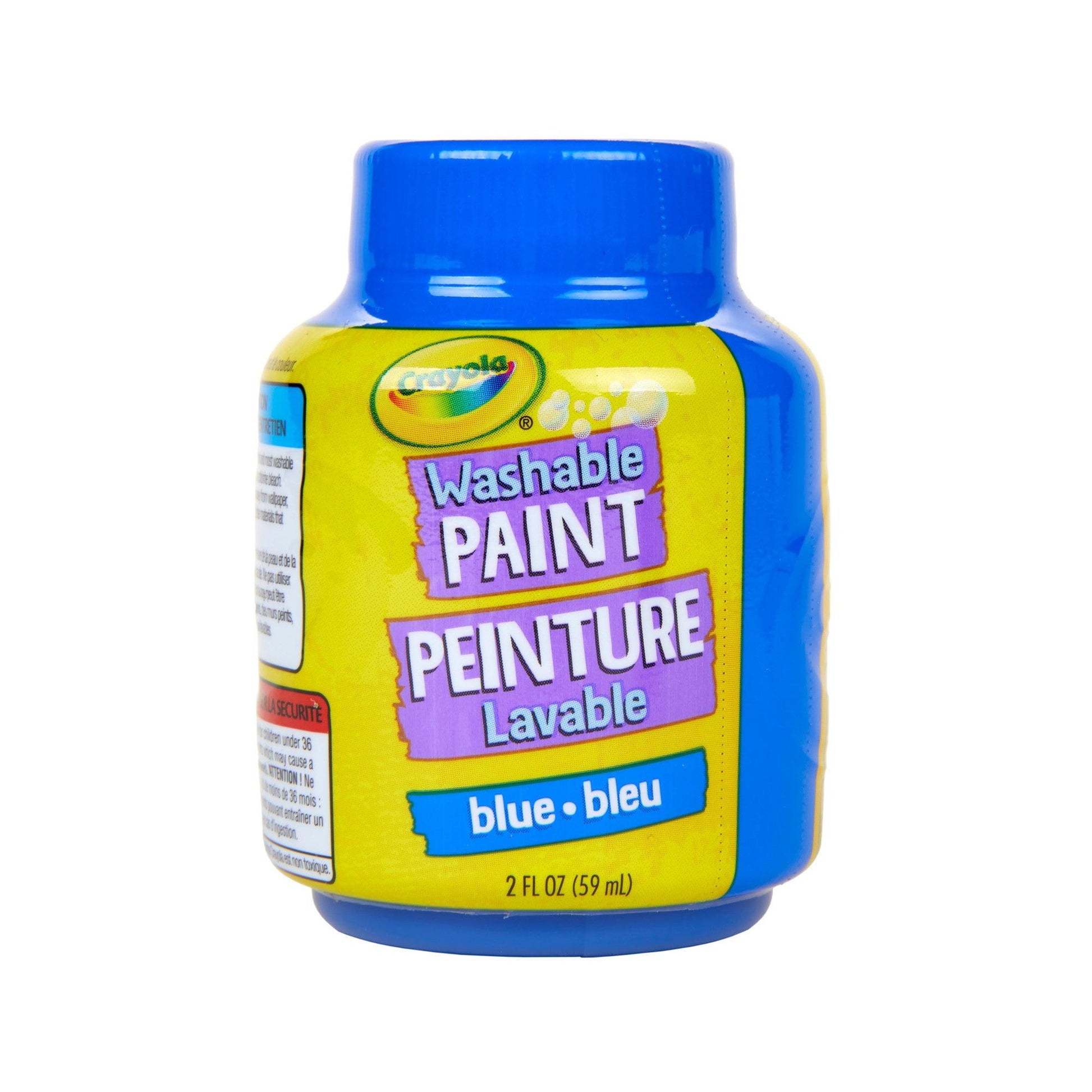 Washable Paint, 2oz, Blue, Pack of 12 - Loomini