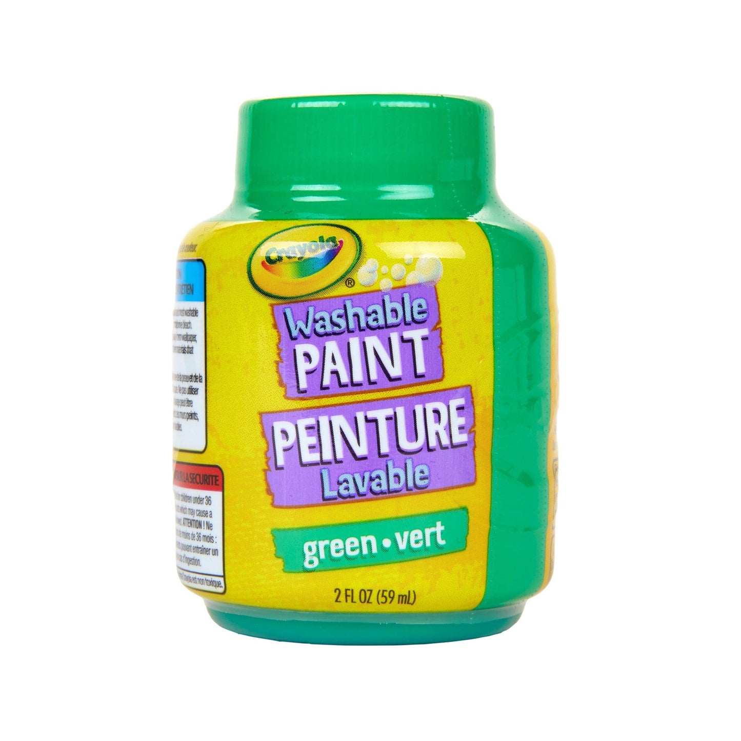 Washable Paint, 2oz, Green, Pack of 12 - Loomini