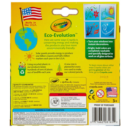 Washable Window Markers, 8 Per Box, 3 Boxes - Loomini