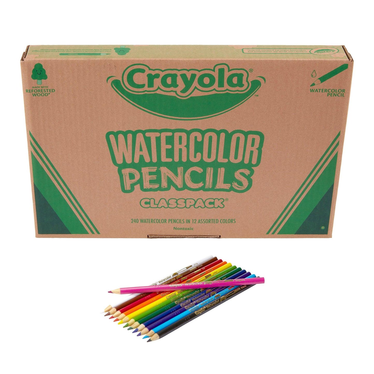 Watercolor Colored Pencils Classpack®, 240 Pencils - Loomini