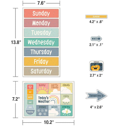 We Belong Calendar Bulletin Board Set, 2 Sets - Loomini