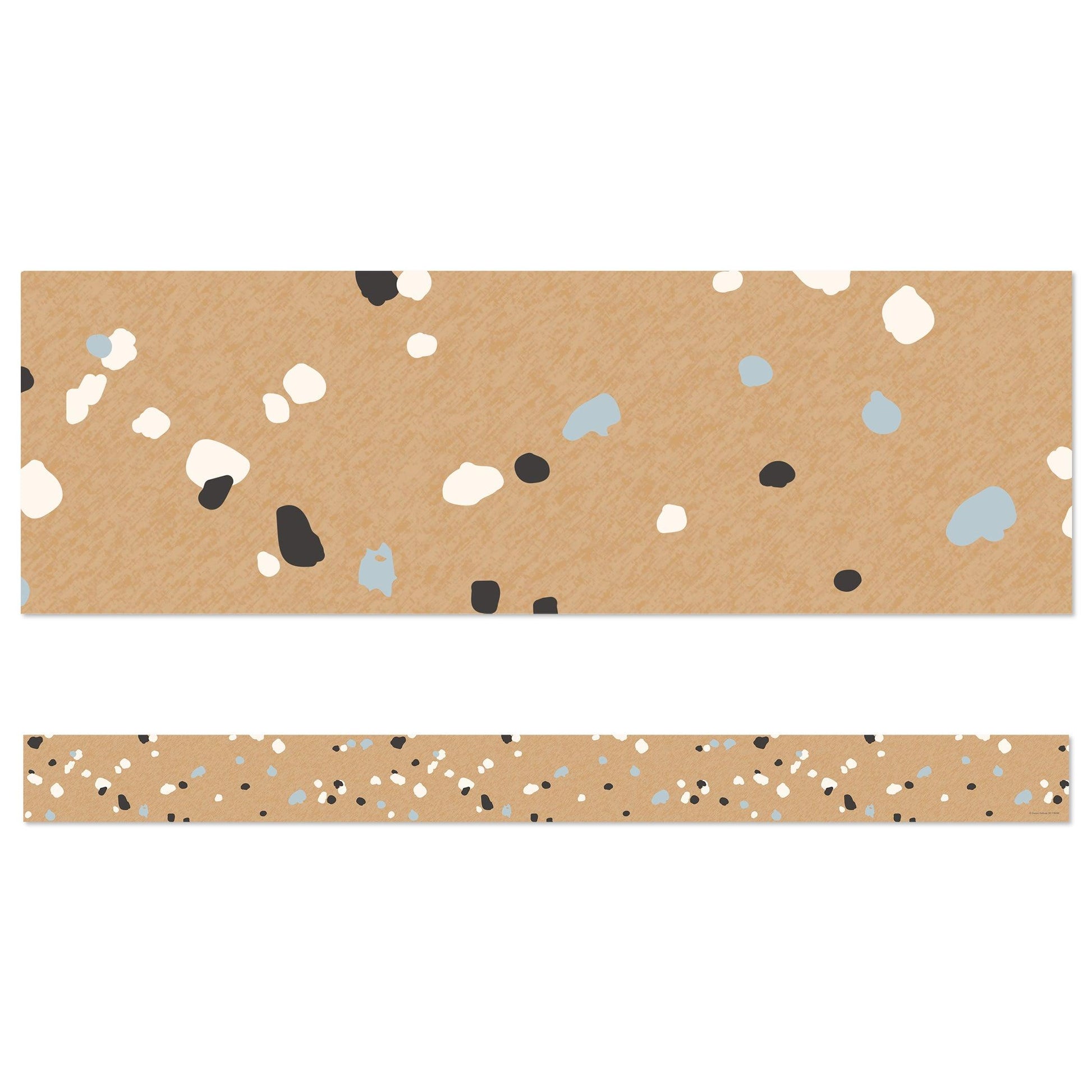 We Belong Speckled Kraft Paper Straight Borders Per Pack, 36 Feet Per Pack, 6 Packs - Loomini