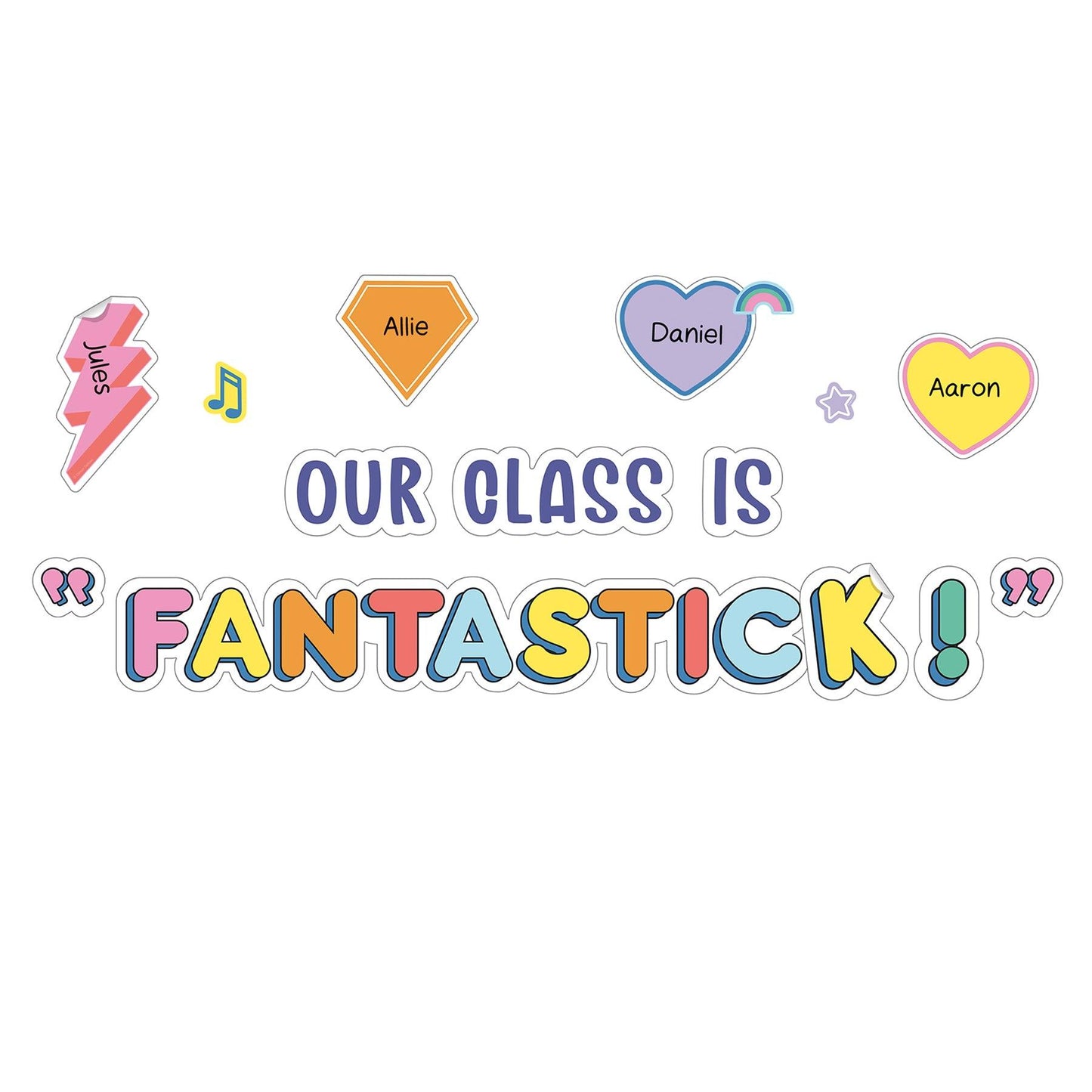 We Stick Together Our Class is Fantastic Bulletin Board Set - Loomini