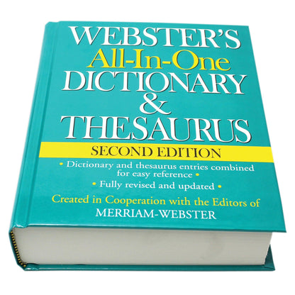 Webster's All-in-One Dictionary & Thesaurus, Second Edition - Loomini