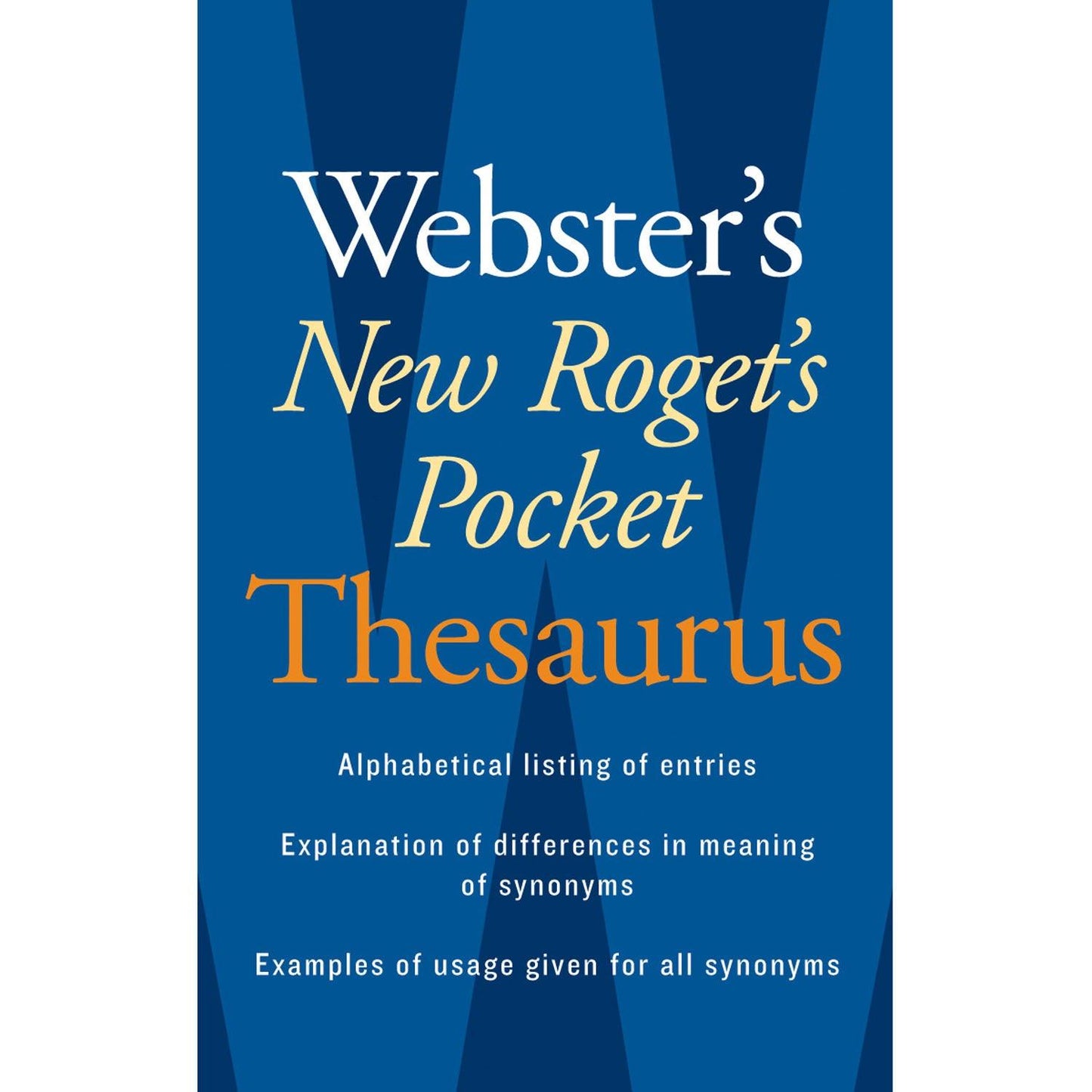 Webster's New Roget's Pocket Thesaurus, Pack of 6 - Loomini