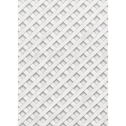 White Trellis Better Than Paper Bulletin Board Roll, 4' x 12', Pack of 4 - Loomini