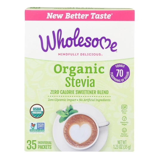 Wholesome Sweeteners Stevia - Organic - 35 Count - 1.23 Oz - Case Of 6 - Loomini