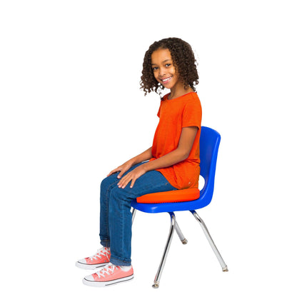 Wiggle Seat Sensory Cushion, Orange Basketball - Loomini