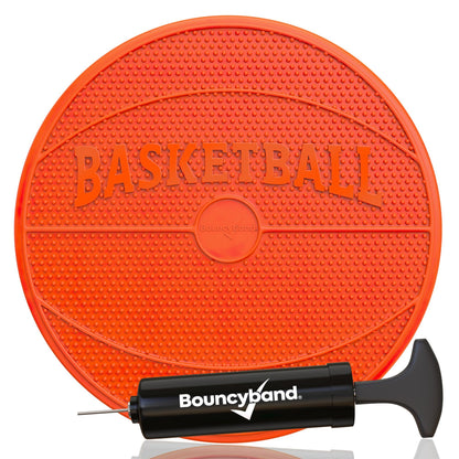 Wiggle Seat Sensory Cushion, Orange Basketball - Loomini