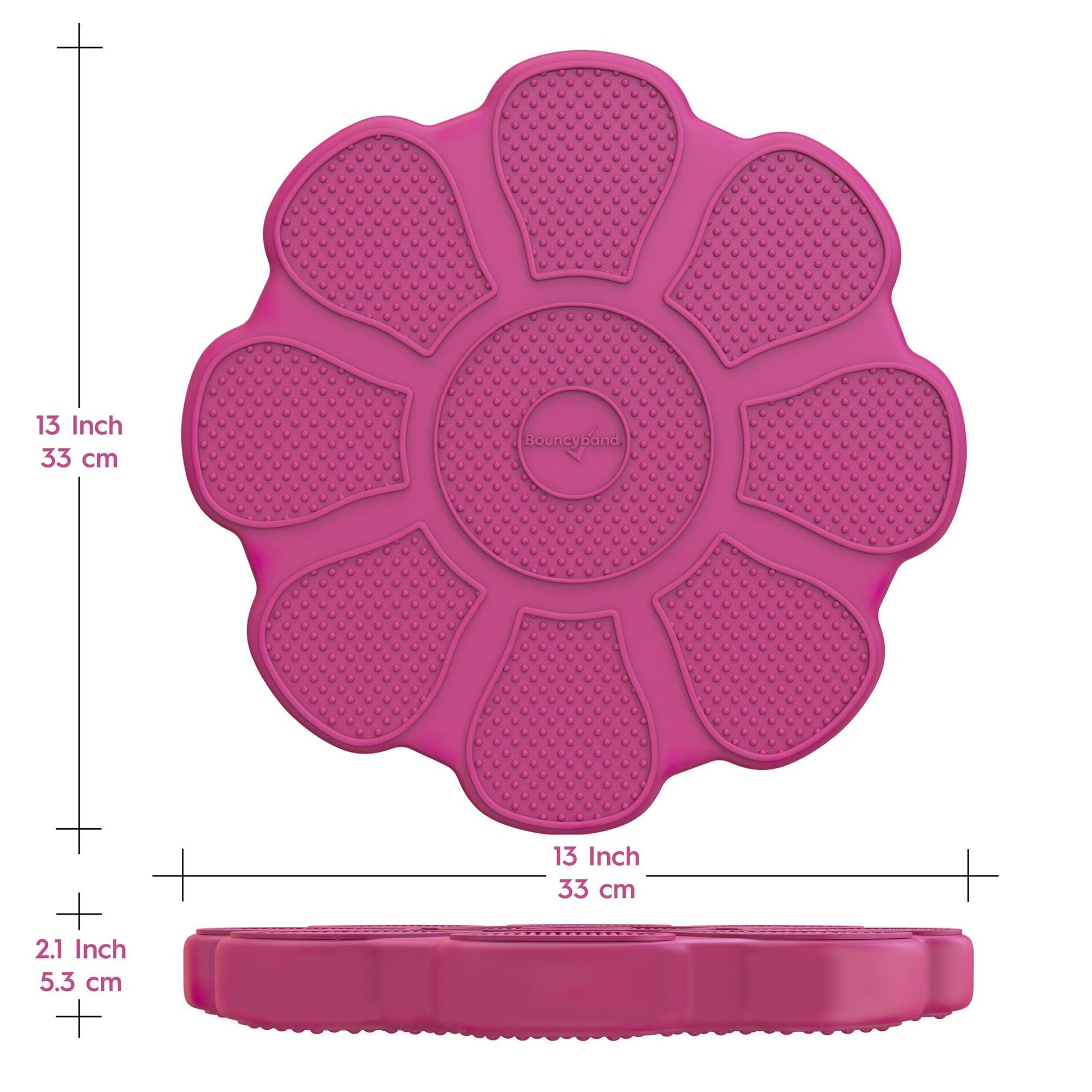 Wiggle Seat Sensory Cushion, Rose Flower - Loomini