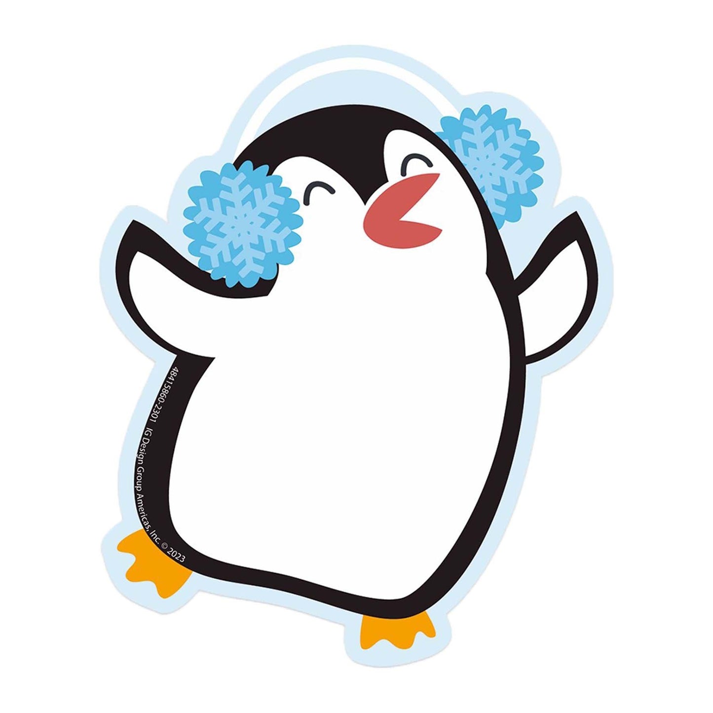 Winter Penguins Paper Cut-Outs, 36 Per Pack, 3 Packs - Loomini