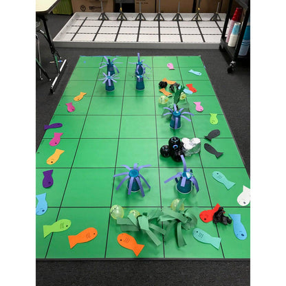 Wonder League Robotics Competition Green Screen Mat, 150cm x 240cm with 30cm Grid - Loomini