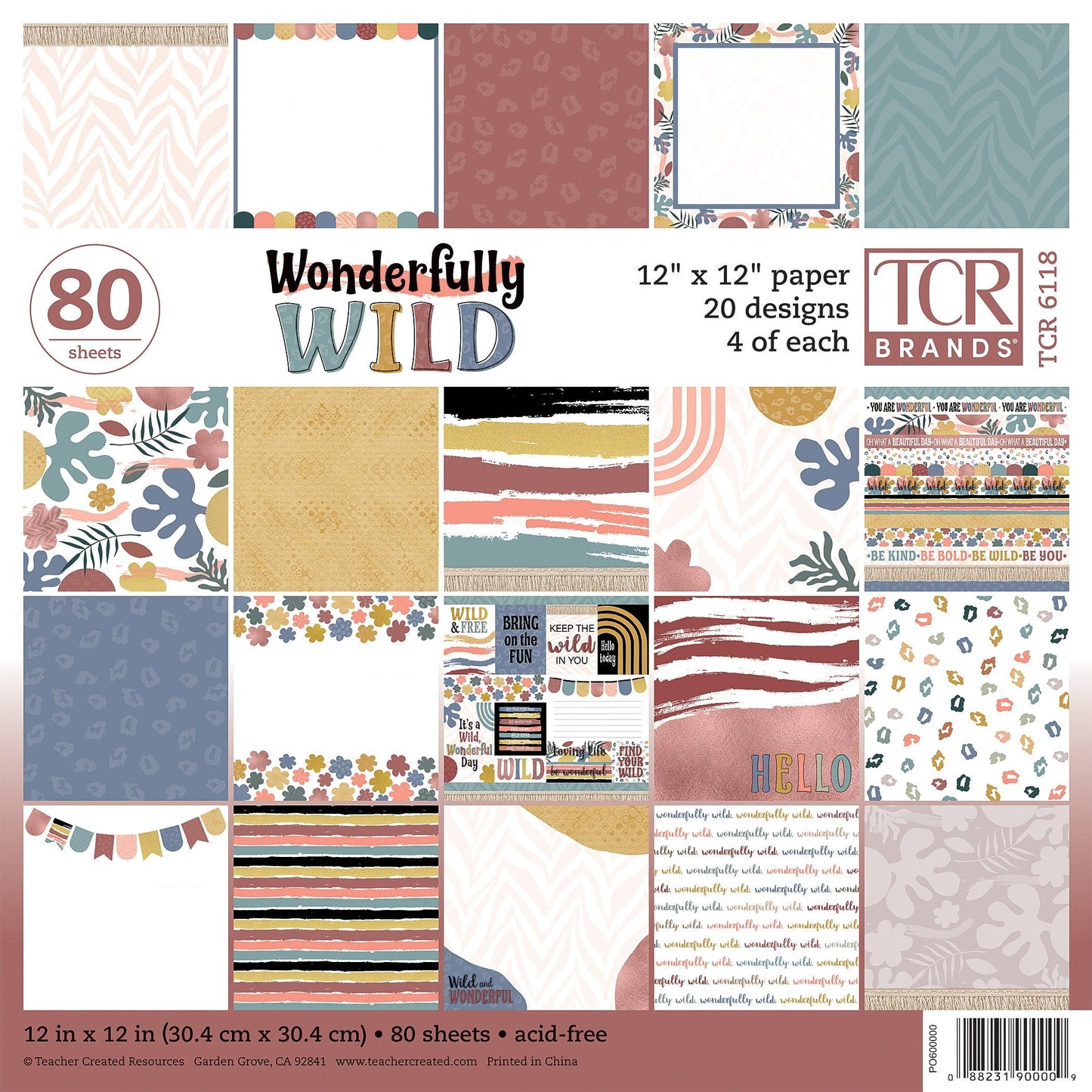 Wonderfully Wild Project Paper, 80 Sheets - Loomini