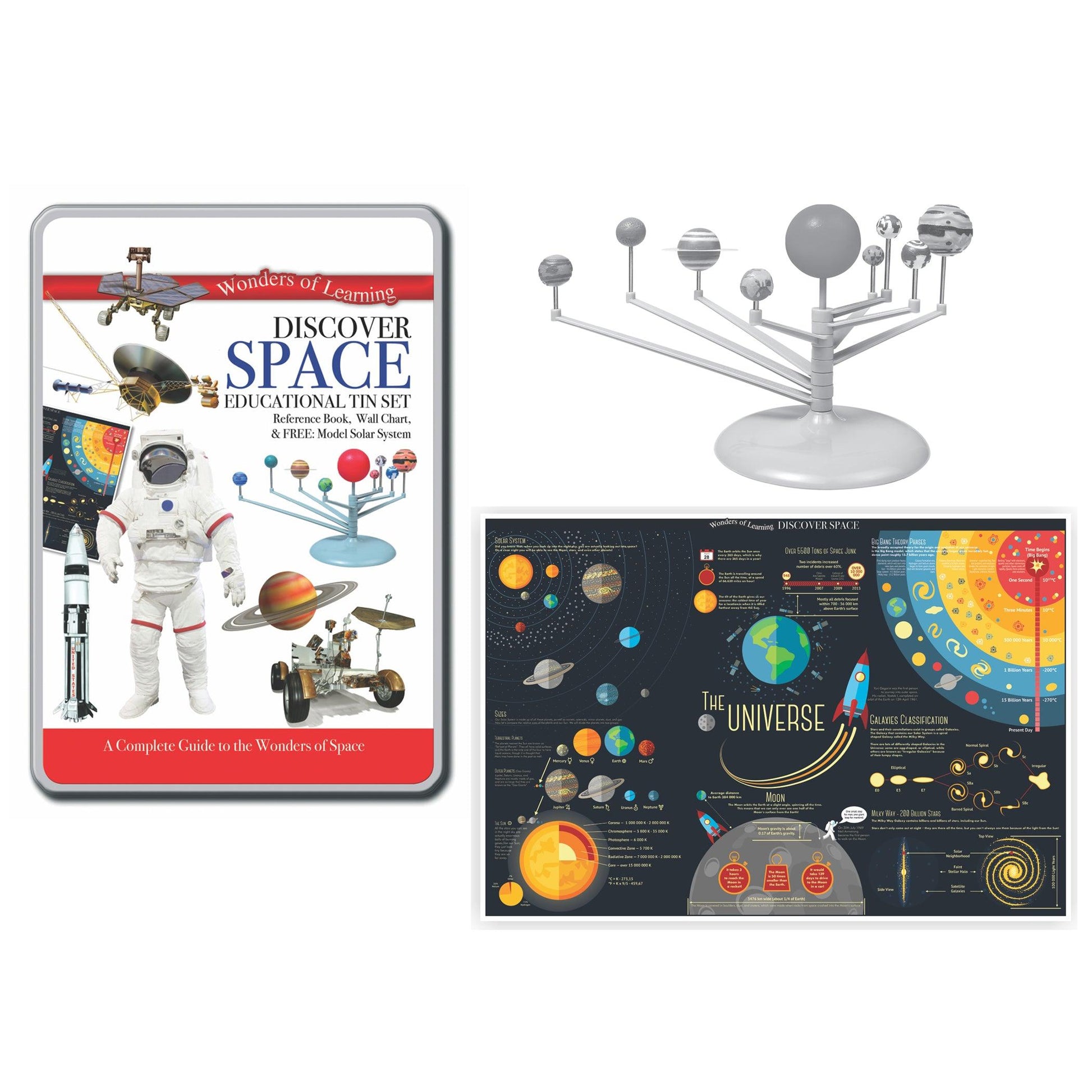 Wonders of Learning Tin Set, Discover Space - Loomini