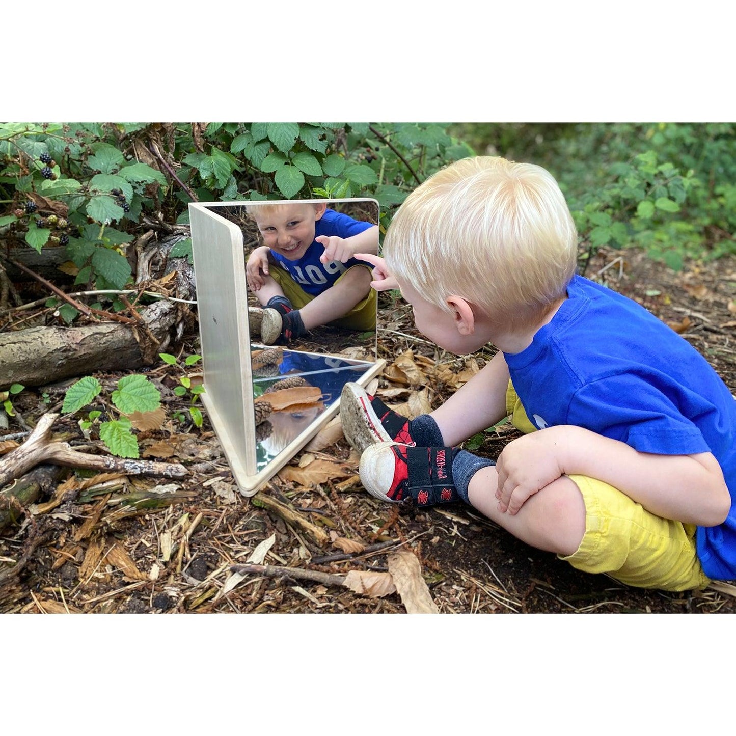 Wooden 4-Way Mirror - Loomini