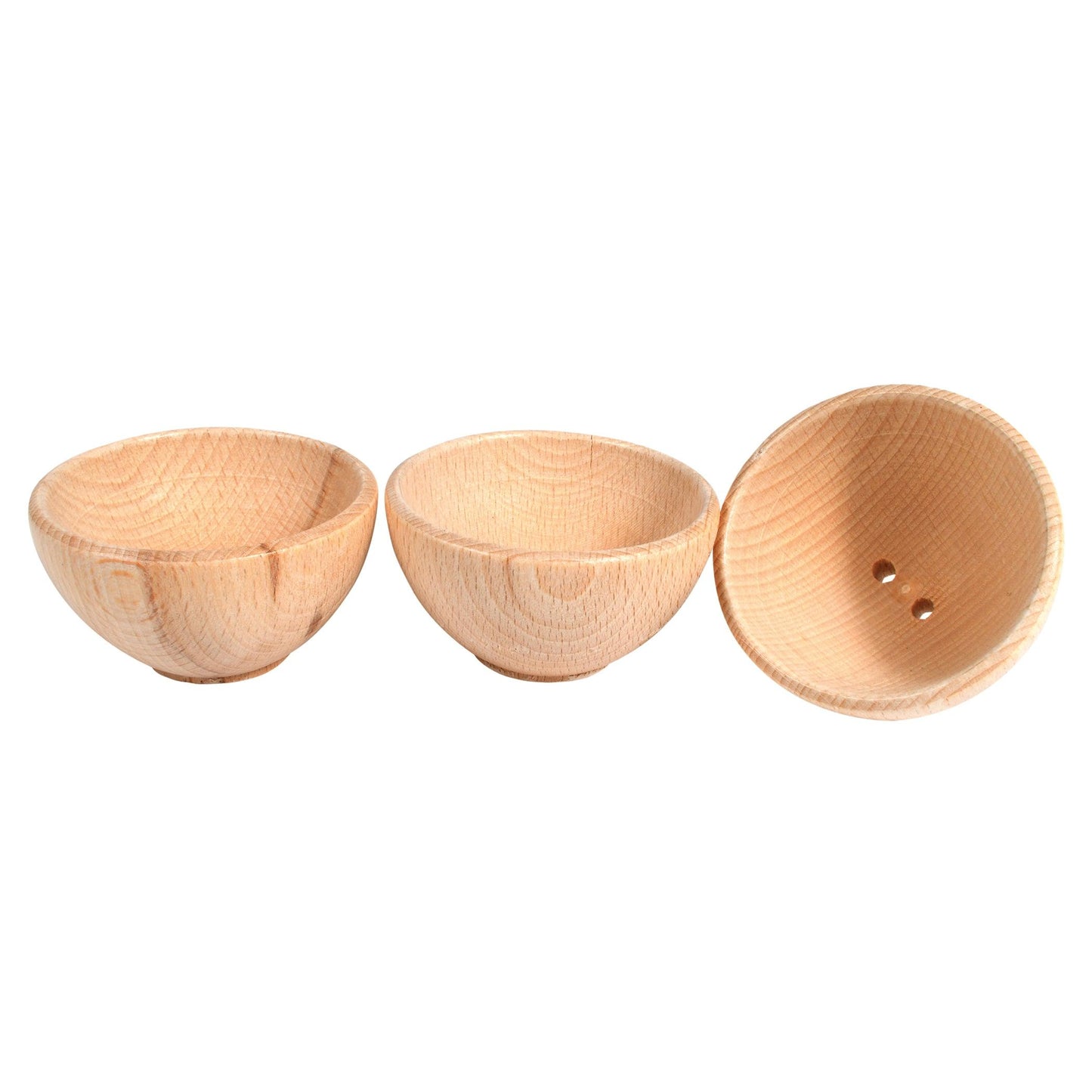 Wooden Bowls - Set of 3 - Loomini