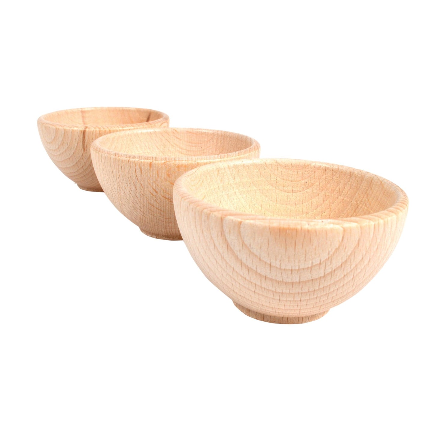 Wooden Bowls - Set of 3 - Loomini